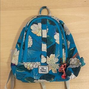 Dakine Teal and White Floral Backpack